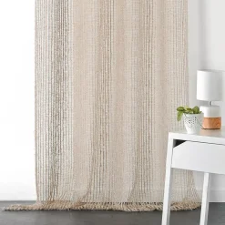 New Tenda trasparente (140 x 260 cm) Kerguelen Beige Tende Trasparenti