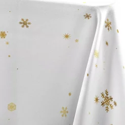 Tovaglia di Natale rettangolare (150 x 300 cm) Constellation Bianco e dorato