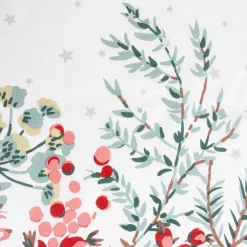 Tovaglia di Natale rettangolare (360 x 140 cm) Natale Natura Bianco