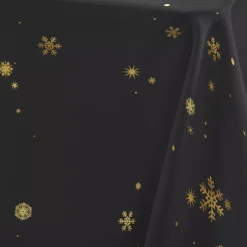 Tovaglia natalizia rettangolare (150 x 240 cm) Costellazione Nero e dorato