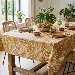 Sale Tovaglia rettangolare cotone antimacchia (150 x 350 cm) Granada Tovaglie