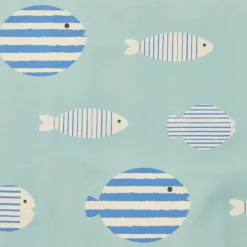 Outlet Tovaglia rettangolare cotone antimacchia (150 x 350 cm) Fish Tovaglie