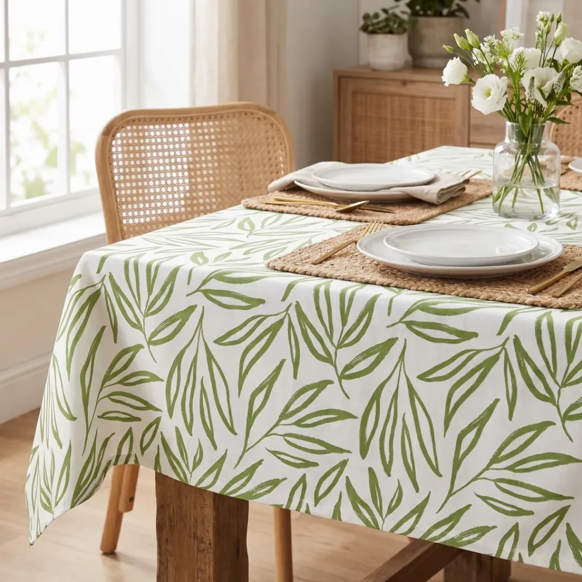 Online Tovaglia rettangolare cotone antimacchia (150 x 350 cm) Galice Tovaglie