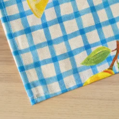 Tovaglia rettangolare cotone antimacchia (150 x 250 cm) Menton Blu