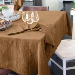 Online Tovaglia rettangolare garza di cotone (L350 cm) Gaïa Tovaglie