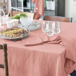 Discount Tovaglia rettangolare garza di cotone (L250 cm) Gaïa Tovaglie