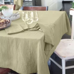 Sale Tovaglia rettangolare garza di cotone (L350 cm) Gaïa Tovaglie
