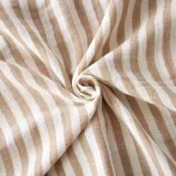 Tovaglia rettangolare in garza di cotone (150 x 250 cm) Gaïa a righe Corda