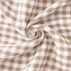 Tovaglia rettangolare in garza di cotone (150 x 250 cm) Gaïa vichy Corda