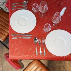 Tovaglia rettangolare (L240 cm) Facette Rosso