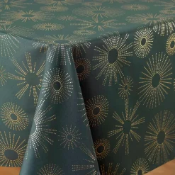 Tovaglia rettangolare (L240 cm) Pampille métallisé Verde