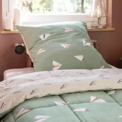 Trapuna stampata bambino e una federa (140 x 200 cm) Petits papiers Biancheria Da Letto Bambini