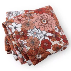 Outlet Trapunta in garza di cotone Gaïa azalea Terracotta Copriletti, Trapuntine E Runner Letto