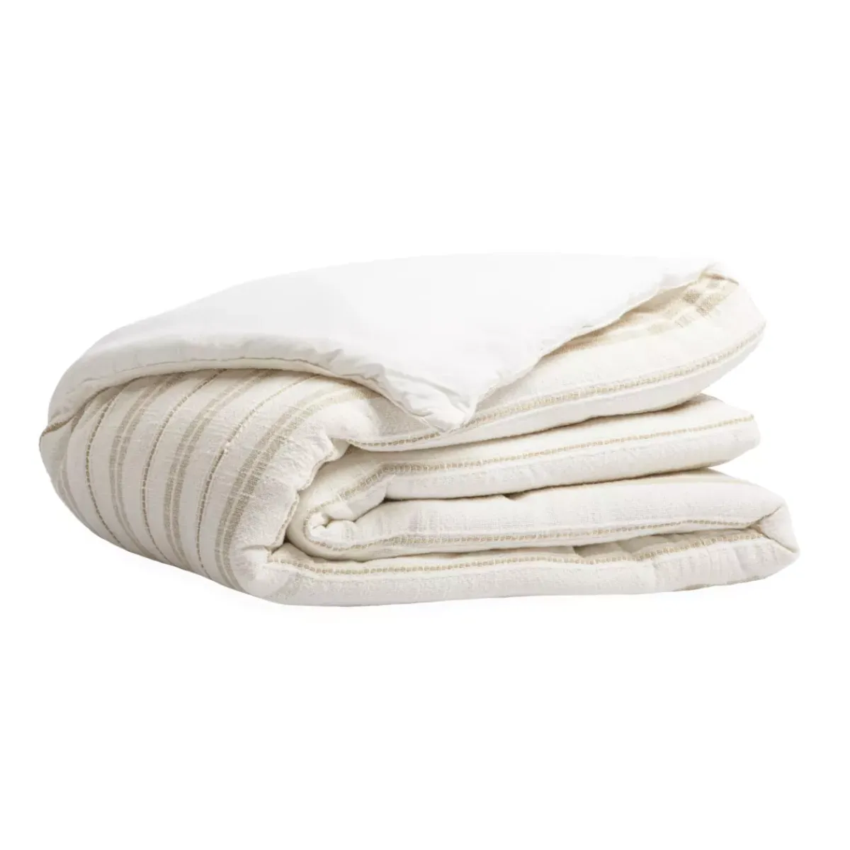 Outlet Trapunta reversibile in cotone testurizzato e percalle Alice Copriletti, Trapuntine E Runner Letto