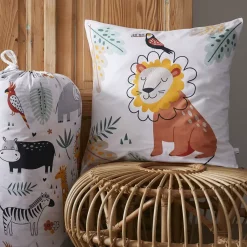 Clearance Trapunta stampata bambini cotone e una federa (140 x 200 cm) Savana Biancheria Da Letto Bambini