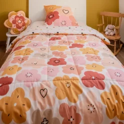 New Trapunta stampata per bambini in cotone (140 x 200 cm) Barbotine Biancheria Da Letto Bambini