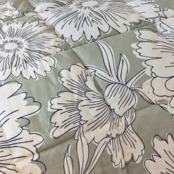 New Trapunta stampato e una federa in cotone (140 x 200 cm) Lara Piumini, Cuscini Letto, Cuscini A Rullo
