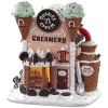 Villagio di Natale Lemax luminoso a pile Gekataio Cookies n' cream