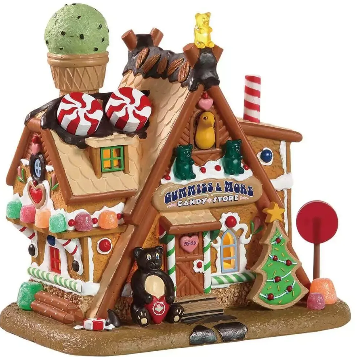 Villagio di Natale Lemax luminoso a pile Confiserie